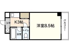フレア21三篠の間取り画像