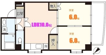 カトレアニシグチの間取り画像