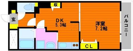 ラフィーネ大供の間取り画像