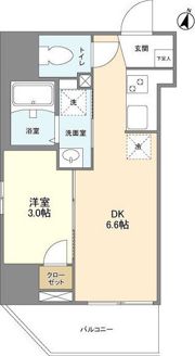 イルリッシュ西中島（ILERICHENISHINAKAJIMA）の間取り画像