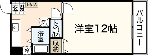 第二タウン皆賀の間取り画像