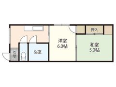 庚午マンションの間取り画像