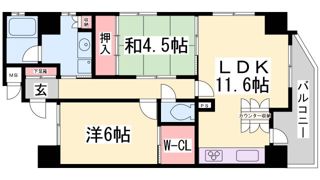 アーバネックス元町通の間取り画像