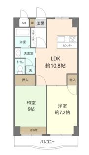 ハイブリッジソシアの間取り画像