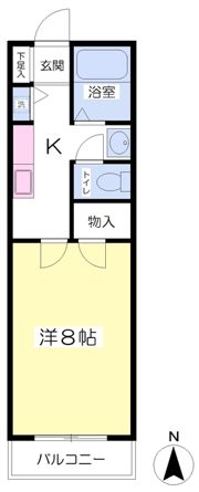 ロイヤル九品寺IIの間取り画像