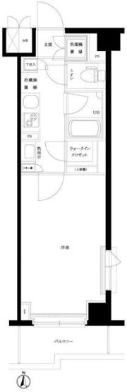 ルーブル亀戸天神前の間取り画像