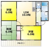 グリーンヒルズ南大泉C棟の間取り画像