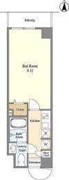 アルファコート下赤塚の間取り画像
