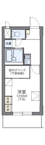 レオパレスウィステリア2の間取り画像