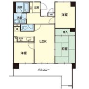 ﾛﾏﾈｽｸ黒髪 603号の間取り画像