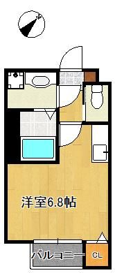 クオーレリツコ八幡南の間取り画像