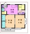 ゼファーインB棟の間取り画像