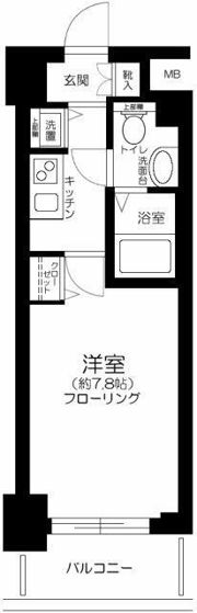 グランド・ガーラ横浜伊勢佐木町の間取り画像