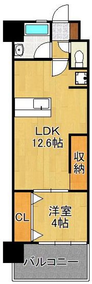 コンプレート古船場の間取り画像