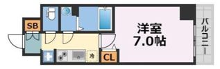 プレサンス堺筋本町駅前シェルの間取り画像