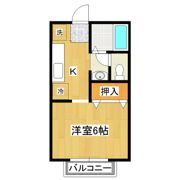 ウエストパーク高野F棟の間取り画像
