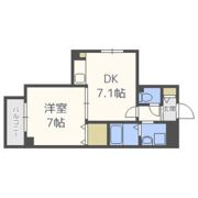 クレセール今里の間取り画像