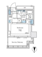 THE YOKOHAMA FRONT TOWERの間取り画像