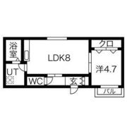 La Vita三国本町の間取り画像