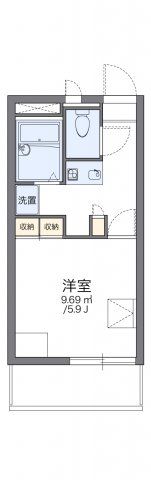 レオパレスシェル都Ⅱの間取り画像