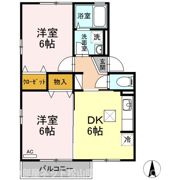 アリス B棟の間取り画像