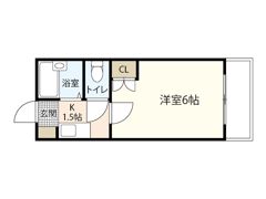浜町グランコートの間取り画像