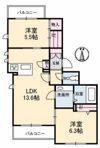 ヴァンルースの間取り画像