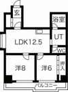 NYレジデンスいりなかの間取り画像