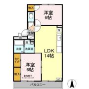 メゾン清水Ⅱの間取り画像