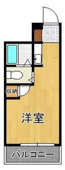 第2北九大前スカイマンションの間取り画像