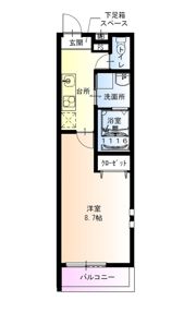 フジパレス豊里中央公園南Ⅰ番館の間取り画像