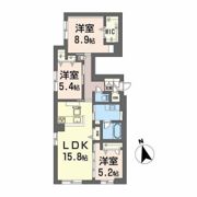 GreenGarden東古松の間取り画像