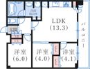 プレジール三ノ宮Ⅱの間取り画像