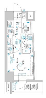 ラフィスタ横浜蒔田Ⅱの間取り画像
