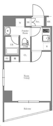 GENOVIA浅草蔵前skygardenの間取り画像