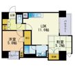 レジディア西新の間取り画像