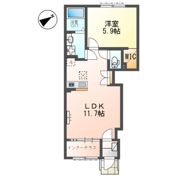 （仮称）千葉市若葉区小倉町新築アパートの間取り画像