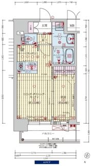 プレサンス新大阪イオリアの間取り画像