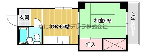 コーポ田中の間取り画像