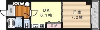 カーサビアンカ大村の間取り画像