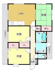 クレスト豊岡の間取り画像