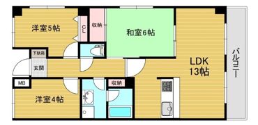 リファレンス朝霞の間取り画像