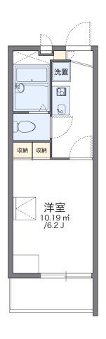 レオパレスフローラルの間取り画像
