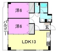 M-court湊町の間取り画像