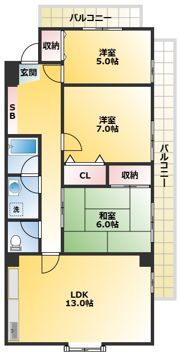 エリントンヒル国府台 コウノダイの間取り画像