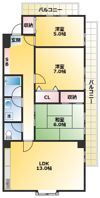 エリントンヒル国府台 コウノダイの間取り画像