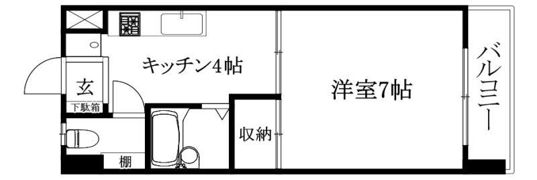 福川ハイツの間取り画像
