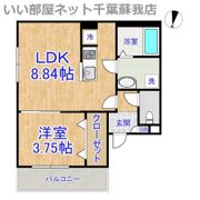 Eris蘇我の間取り画像