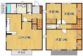 ドルチェ響のの間取り画像