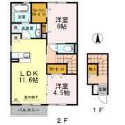 D-room伊勢丘の間取り画像